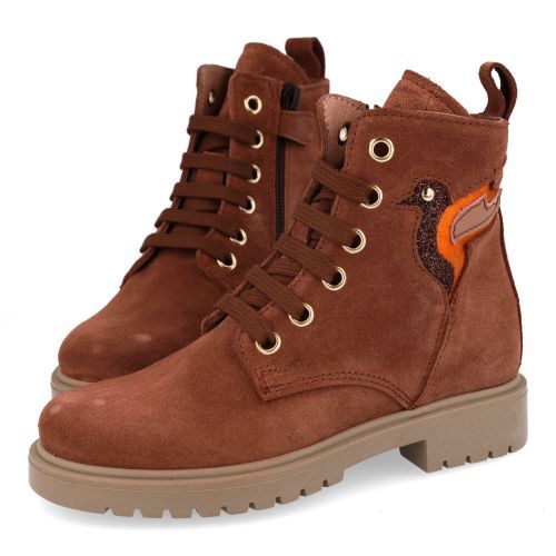 Bana&co Bottines à lacets rose Filles (36232041) - Junior Steps