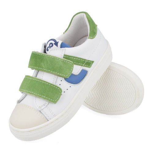Bana&co sneakers wit Jongens ( - witte sneaker met rubberen top24132527) - Junior Steps