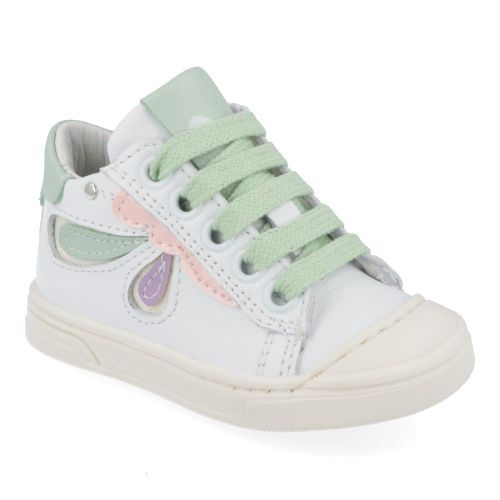 Bana&co sneakers wit Meisjes ( - witte sneaker met rubberen top24132010) - Junior Steps