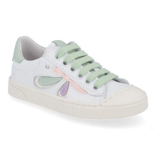 Bana&co sneakers wit Meisjes ( - witte sneaker met rubberen top24132011) - Junior Steps