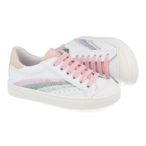 Bana&co sneakers wit Meisjes ( - witte sneaker met stootneus23132046) - Junior Steps