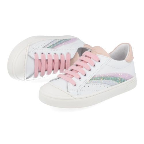 Bana&co sneakers wit Meisjes ( - witte sneaker met stootneus23132046) - Junior Steps