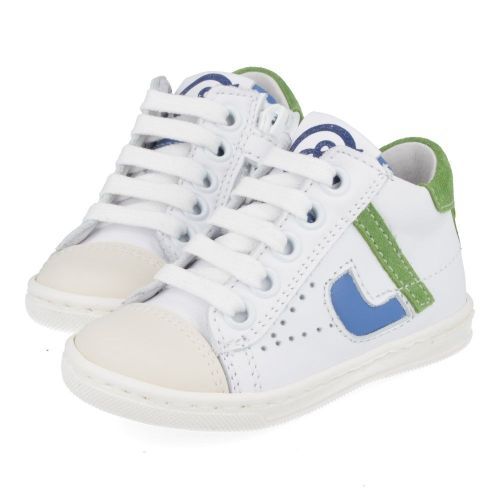 Bana&co sneakers wit Jongens ( - witte sneaker24132525) - Junior Steps