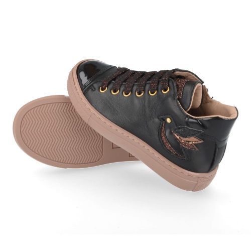 Bana&co sneakers Zwart Meisjes ( - zwarte sneaker 22232001) - Junior Steps