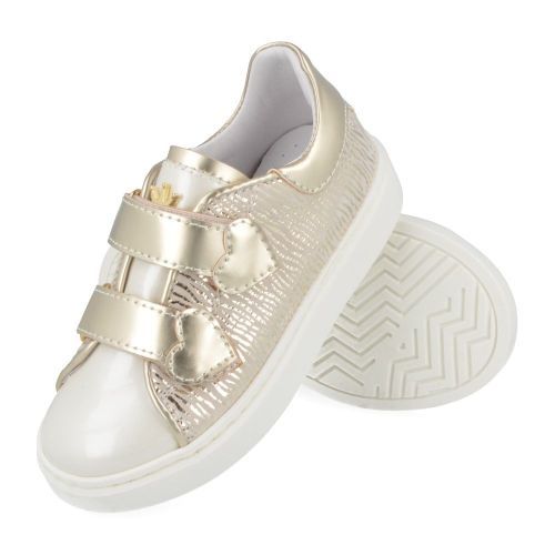 Banaline sneakers beige Meisjes ( - beige gouden sneaker23122002) - Junior Steps