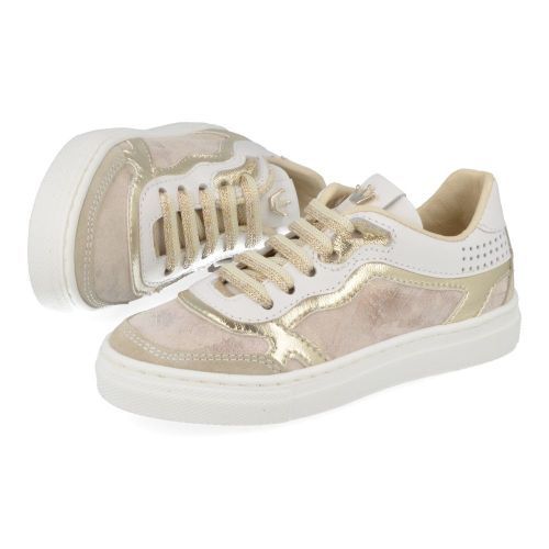 Banaline sneakers beige Meisjes ( - beige gouden sneaker 25122020) - Junior Steps