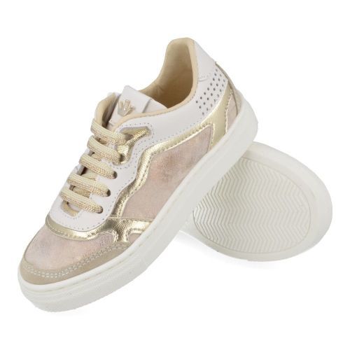 Banaline sneakers beige Meisjes ( - beige gouden sneaker 25122020) - Junior Steps