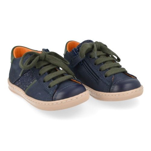 Banaline sneakers blauw Jongens ( - blauw sneakertje met rubberen neus22222513) - Junior Steps
