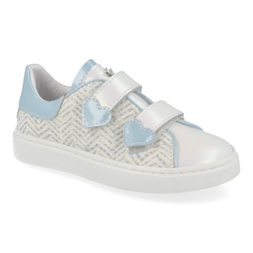 Banaline sneakers lichtblauw Meisjes ( - blauwe sneaker22122022) - Junior Steps