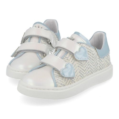 Banaline sneakers lichtblauw Meisjes ( - blauwe sneaker22122022) - Junior Steps