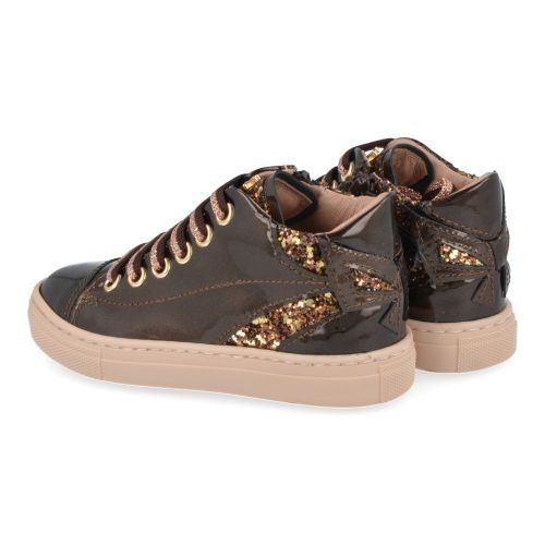 Banaline sneakers brons Meisjes ( - bronze sneaker met strikje24222021) - Junior Steps