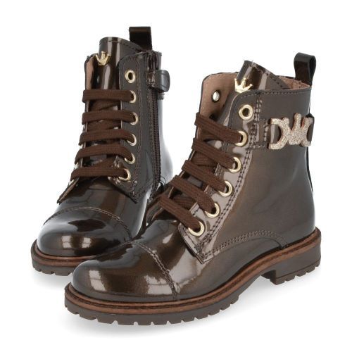 Banaline Lace-up boots Bronze Girls (23222115) - Junior Steps