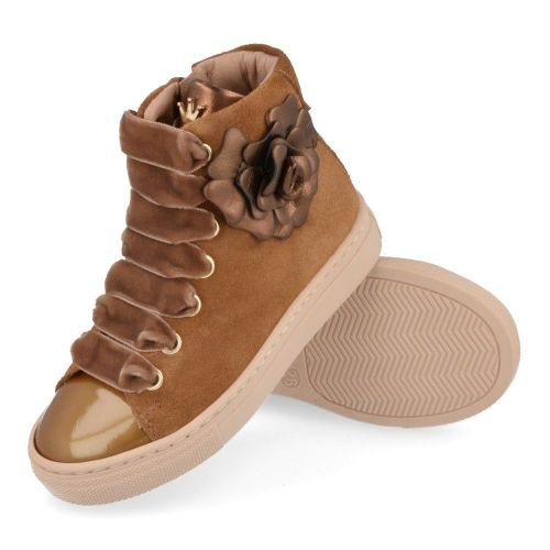 Banaline sneakers cognac Meisjes ( - cognac sneaker22222005) - Junior Steps