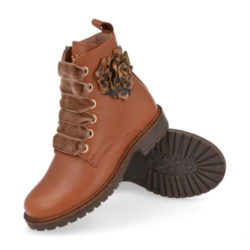 Banaline Lace-up boots cognac Girls (22222050) - Junior Steps