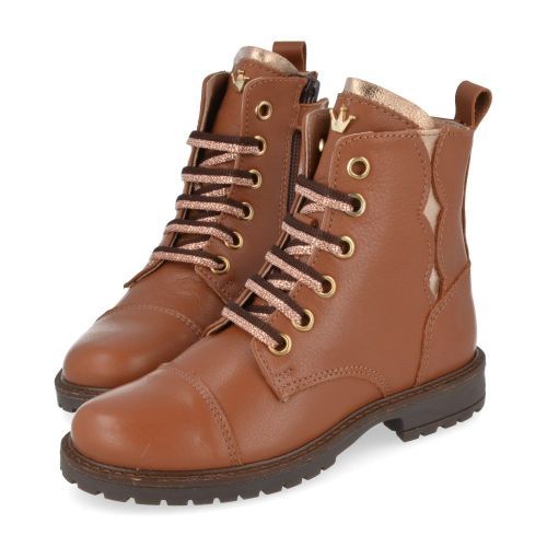 Banaline veterbottine cognac Meisjes ( - cognac veterbottine24222031) - Junior Steps