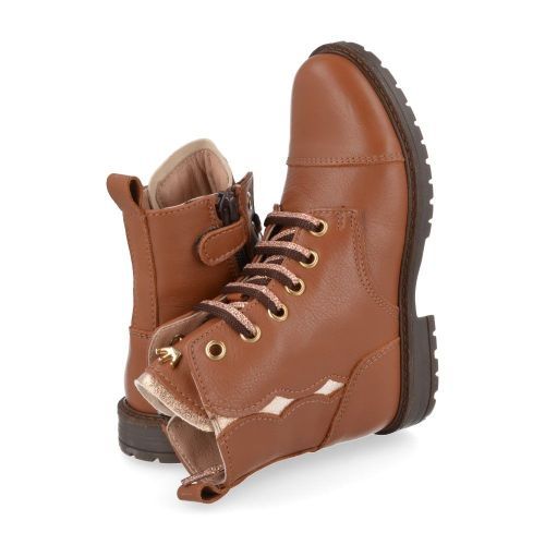 Banaline veterbottine cognac Meisjes ( - cognac veterbottine24222031) - Junior Steps