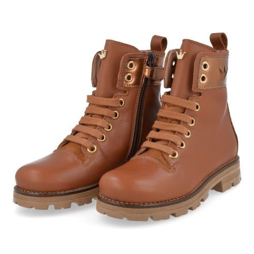 Banaline veterbottine cognac Meisjes ( - cognac veterbottine24222080) - Junior Steps