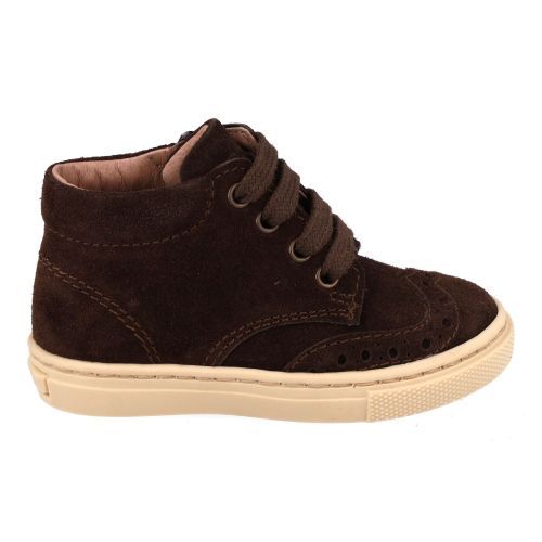 banaline sneakers donkerbruin