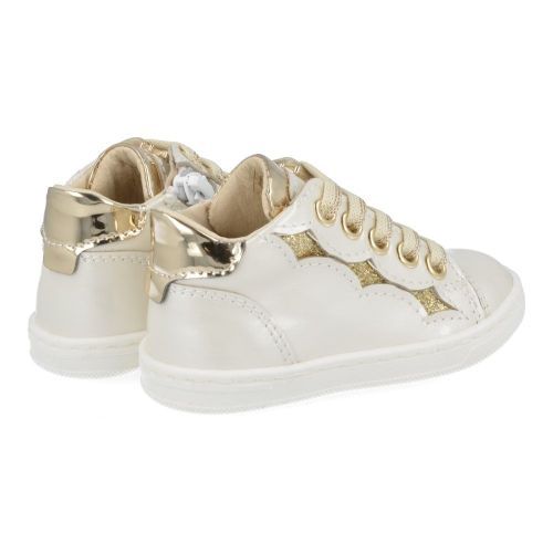 Banaline sneakers ecru Meisjes ( - ecru gouden sneaker25122125) - Junior Steps