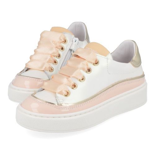 Banaline sneakers roze Meisjes ( - ecru roze sneaker23122060) - Junior Steps