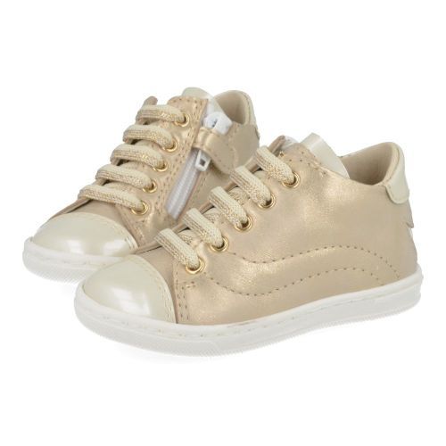 Banaline sneakers GOUD Meisjes (goud beige sneaker - 26122015) - Junior Steps