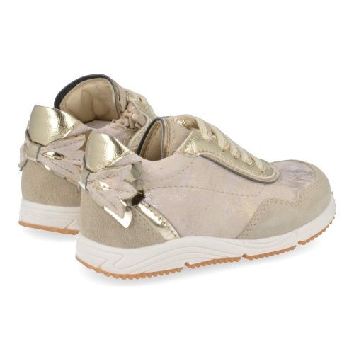 Banaline sneakers GOUD Meisjes ( - goud sneakertje met strikje25122040) - Junior Steps