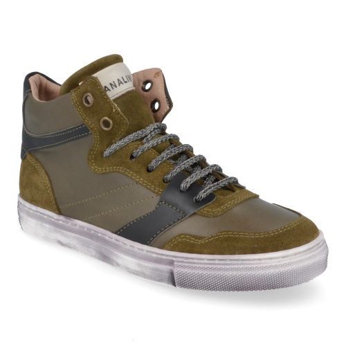 Banaline sneakers kaki Jongens ( - kaki sneaker22222531) - Junior Steps