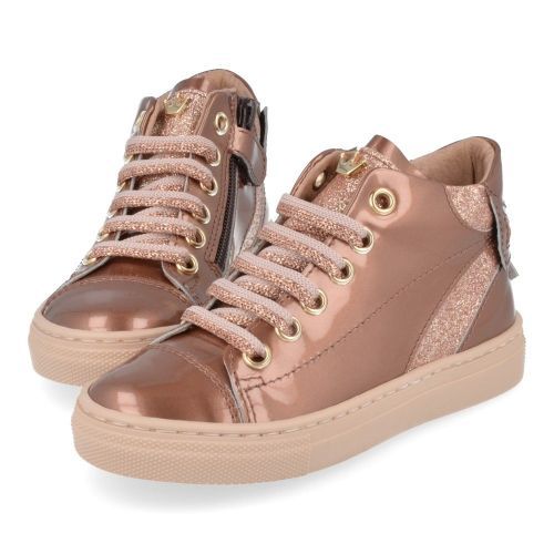 Banaline sneakers roze Meisjes ( - roze sneaker met strikje24222021) - Junior Steps