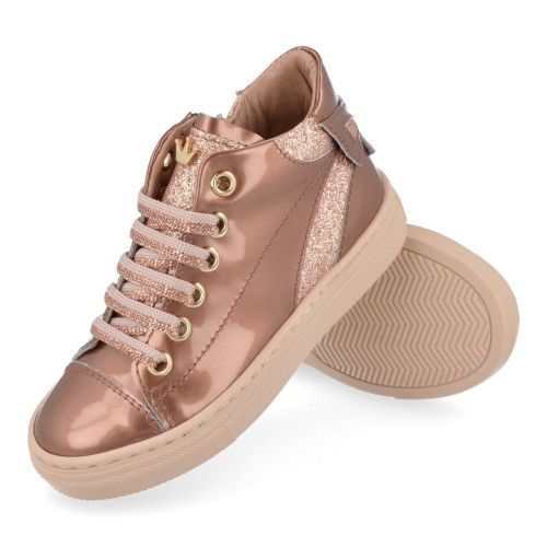 Banaline sneakers roze Meisjes ( - roze sneaker met strikje24222021) - Junior Steps