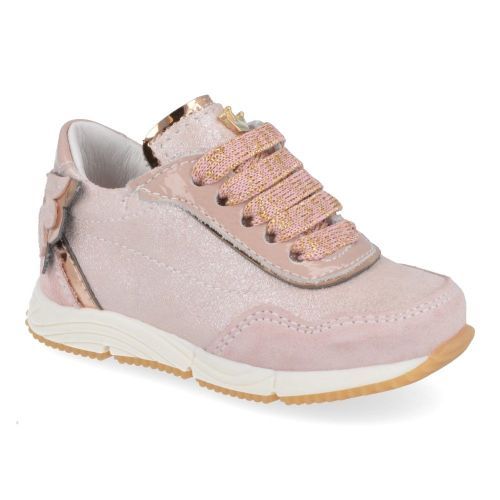 Banaline sneakers roze Meisjes ( - roze sneakertje met strikje24122090) - Junior Steps