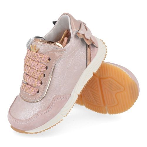 Banaline sneakers roze Meisjes ( - roze sneakertje met strikje24122090) - Junior Steps
