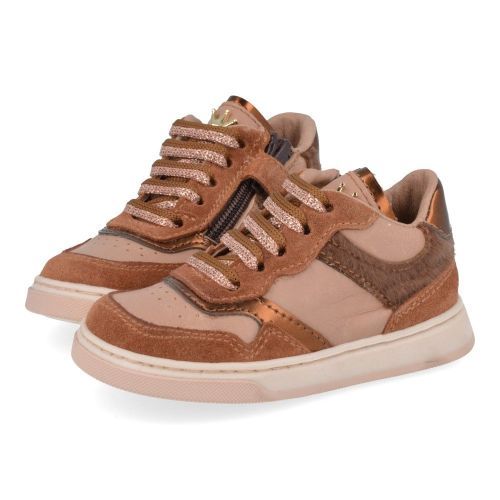 Banaline sneakers cognac Meisjes (sneakers eerstestapschoenen cognac  - 25222030) - Junior Steps
