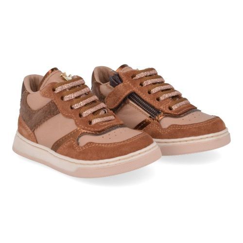 Banaline sneakers cognac Meisjes (sneakers eerstestapschoenen cognac  - 25222030) - Junior Steps