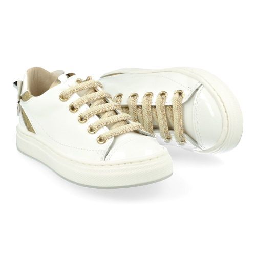 Banaline sneakers wit Meisjes (sneakers wit lakleder - 26122001) - Junior Steps