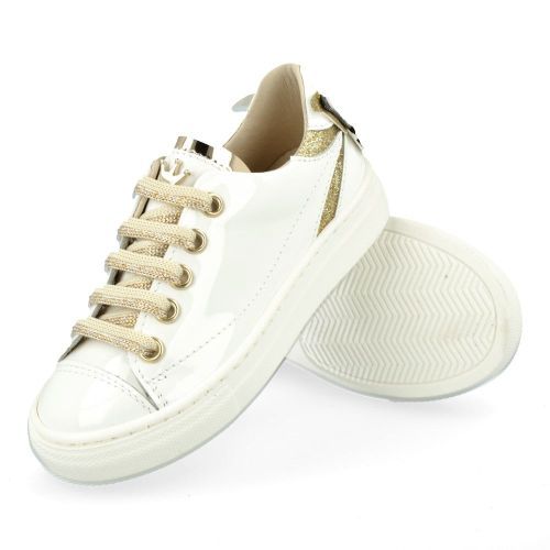 Banaline sneakers wit Meisjes (sneakers wit lakleder - 26122001) - Junior Steps
