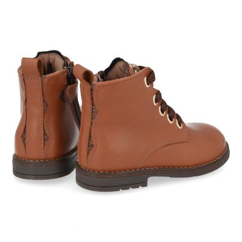 Banaline Lace boot cognac Girls (25222015) - Junior Steps