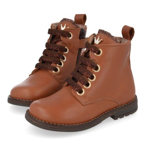Banaline Lace boot cognac Girls (25222015) - Junior Steps