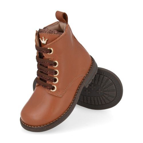 Banaline Lace boot cognac Girls (25222015) - Junior Steps