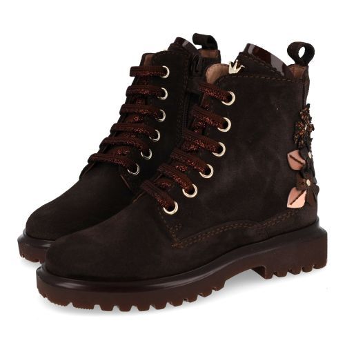 Banaline Schnürstiefel Dunkelbraun Mädchen (3622202) - Junior Steps