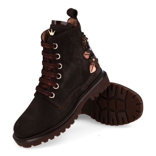 Banaline Schnürstiefel Dunkelbraun Mädchen (3622202) - Junior Steps