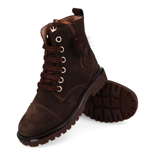 Banaline Schnürstiefel Dunkelbraun Mädchen (36222030) - Junior Steps