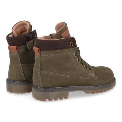 Banaline veterboot kaki Jongens (veterboots kaki suède - 25222506) - Junior Steps