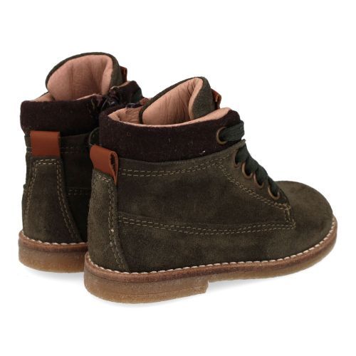 Banaline Bottines à lacets Kaki Garçons (36222530) - Junior Steps
