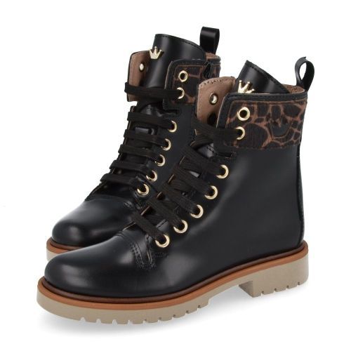 Banaline Lace boot Black Girls (25222080) - Junior Steps