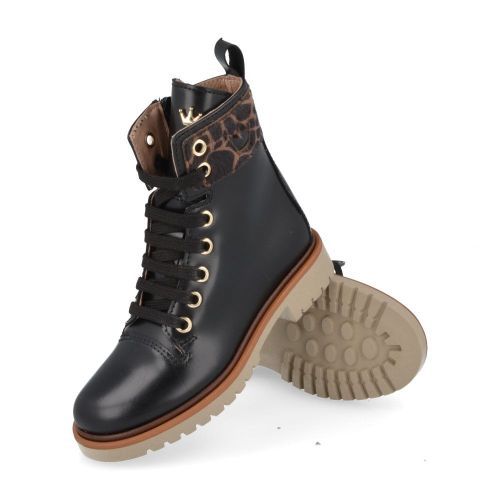 Banaline Lace boot Black Girls (25222080) - Junior Steps