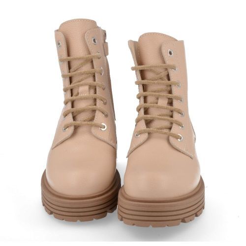 Beberlis veterboot beige Meisjes ( - beige veterbottine23486) - Junior Steps