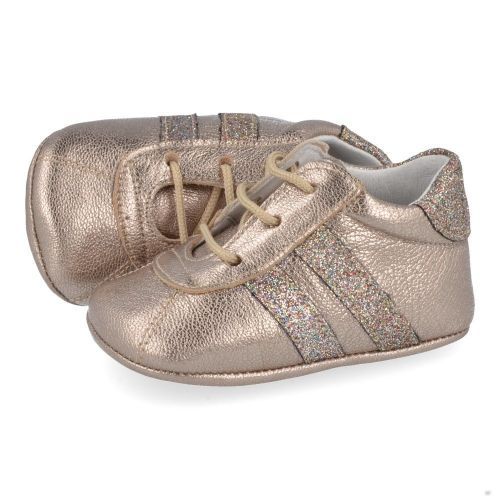 Beberlis babyschoenen brons Meisjes ( - brons babyschoentje21114) - Junior Steps