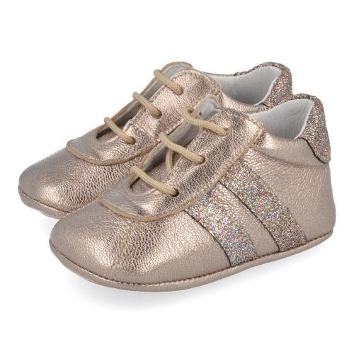 Beberlis babyschoenen brons Meisjes ( - brons babyschoentje21114) - Junior Steps