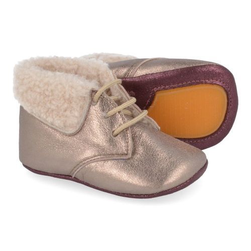 Beberlis Baby shoes Gold Girls (21108) - Junior Steps