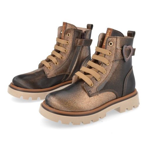 Beberlis Lace boot Bronze Girls (24767-A) - Junior Steps